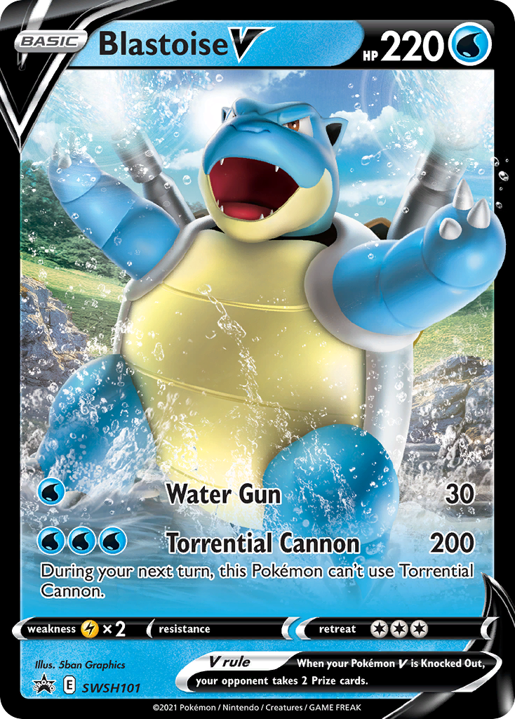 Blastoise V (SWSH101) [Sword & Shield: Black Star Promos] | GnG Games