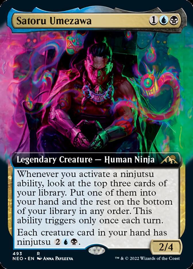 Satoru Umezawa (Extended Art) [Kamigawa: Neon Dynasty] | GnG Games