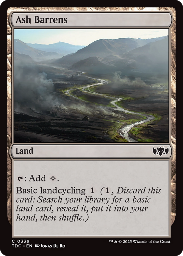 Ash Barrens [Tarkir: Dragonstorm Commander] | GnG Games
