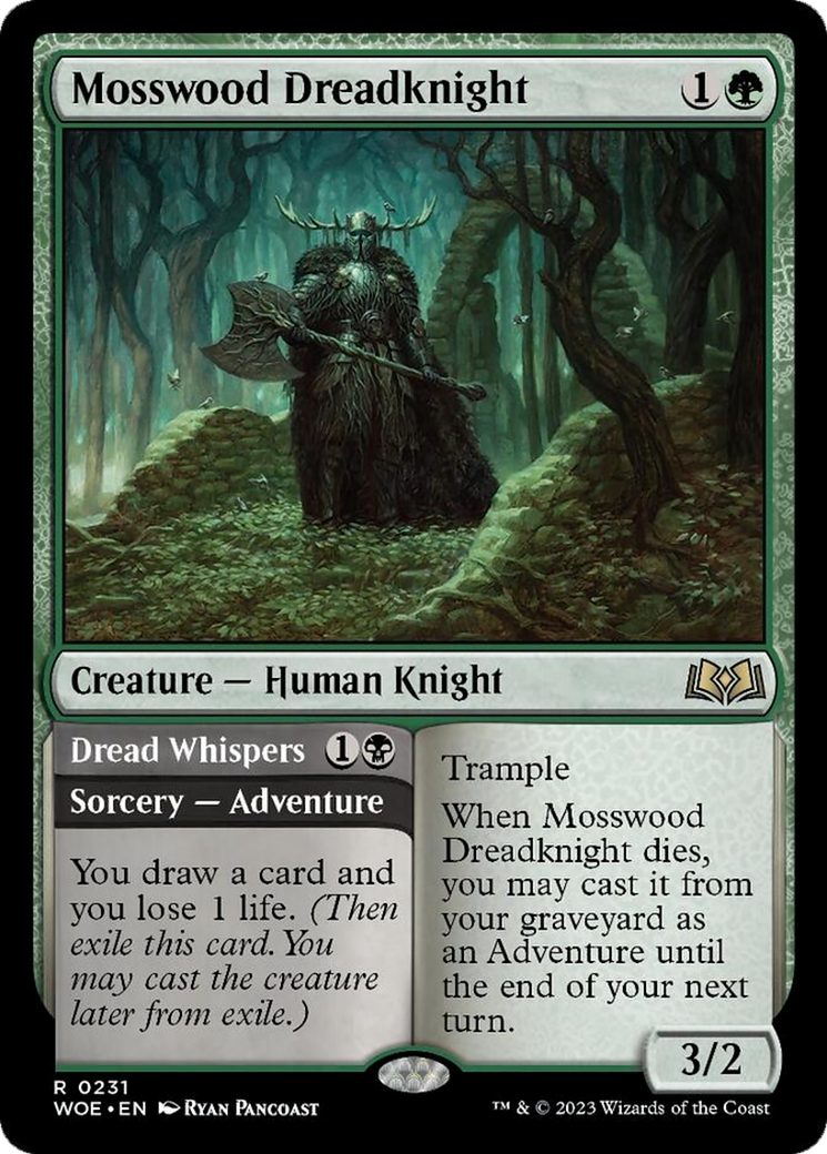 Mosswood Dreadknight // Dread Whispers [Wilds of Eldraine] | GnG Games