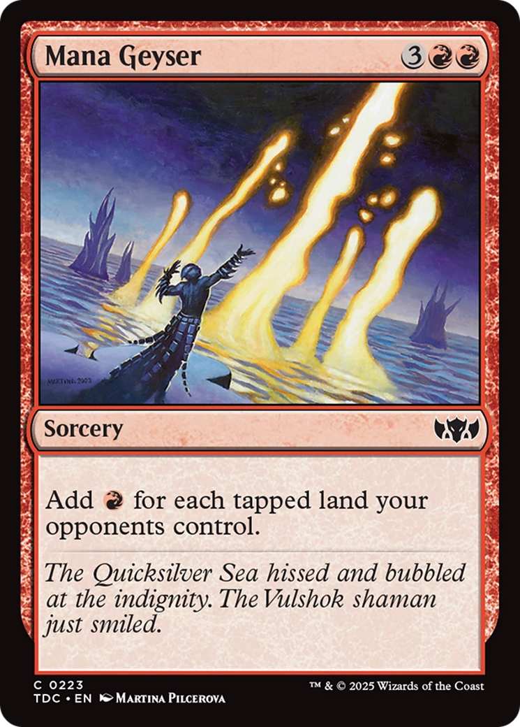 Mana Geyser [Tarkir: Dragonstorm Commander] | GnG Games