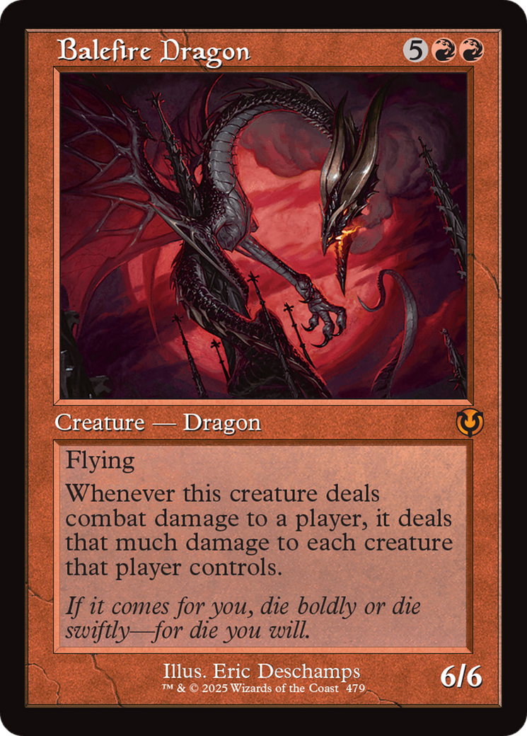 Balefire Dragon (Retro Frame) [Innistrad Remastered] | GnG Games