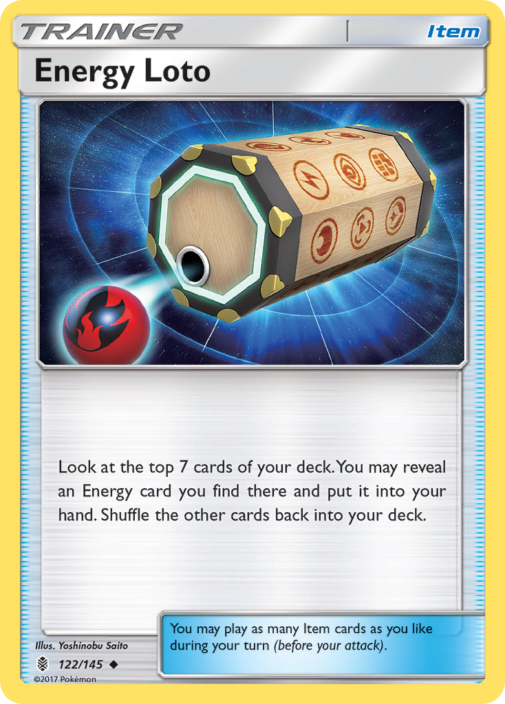 Energy Loto (122/145) [Sun & Moon: Guardians Rising] | GnG Games