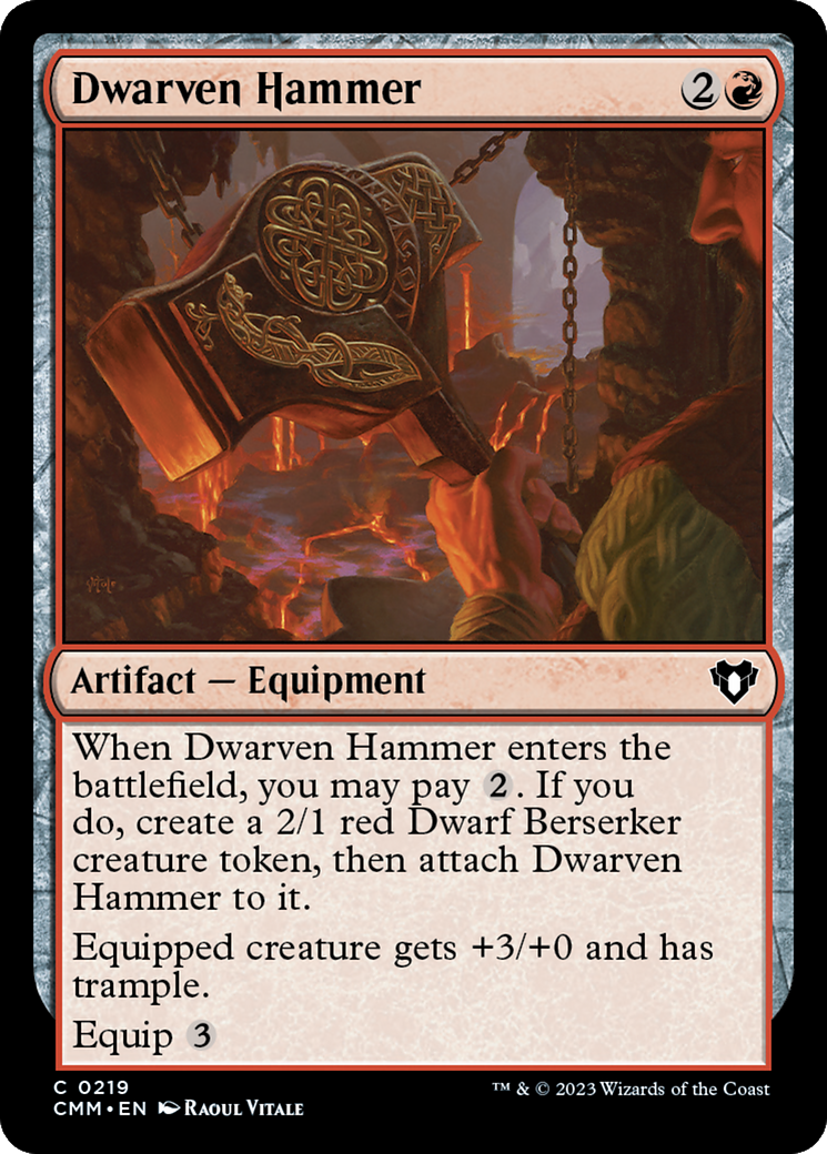 Dwarven Hammer [Commander Masters] | GnG Games