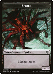 Spider // Icingdeath, Frost Tongue Double-Sided Token [Dungeons & Dragons: Adventures in the Forgotten Realms Tokens] | GnG Games