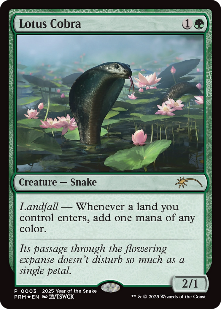 Lotus Cobra (Year of the Snake 2025) [Standard Showdown Promos] | GnG Games