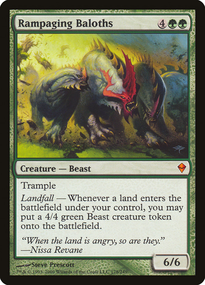 Rampaging Baloths (Oversized) [Oversize Cards] | GnG Games