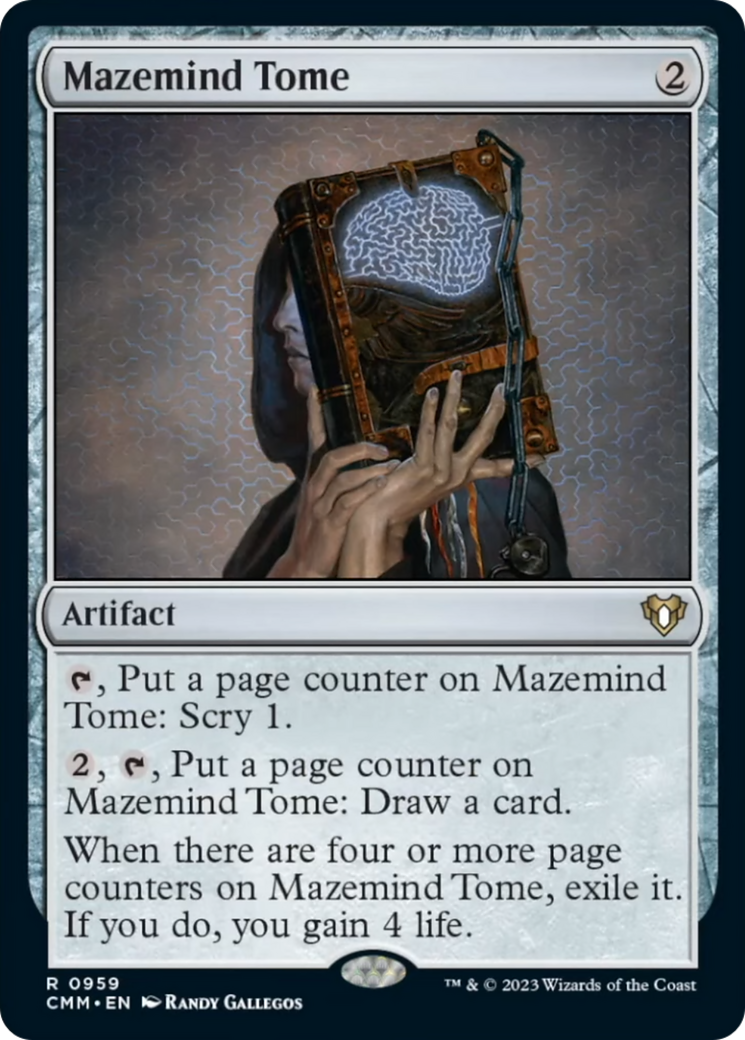 Mazemind Tome [Commander Masters] | GnG Games