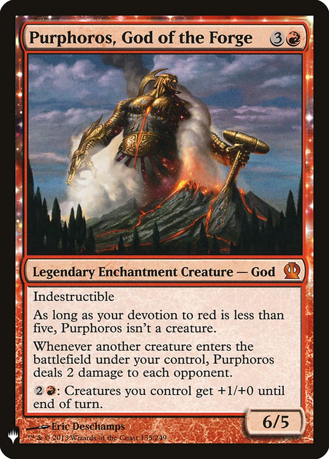 Purphoros, God of the Forge [Mystery Booster] | GnG Games