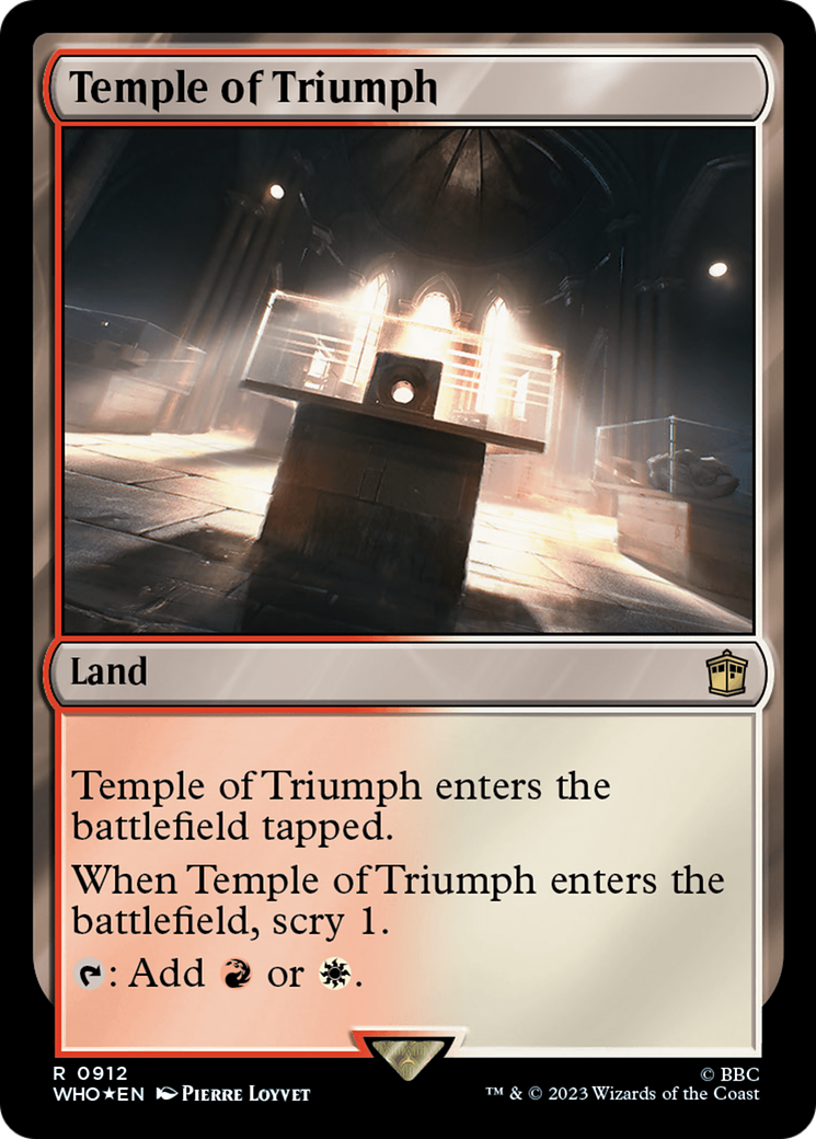 Temple of Triumph (Surge Foil) [Doctor Who] | GnG Games