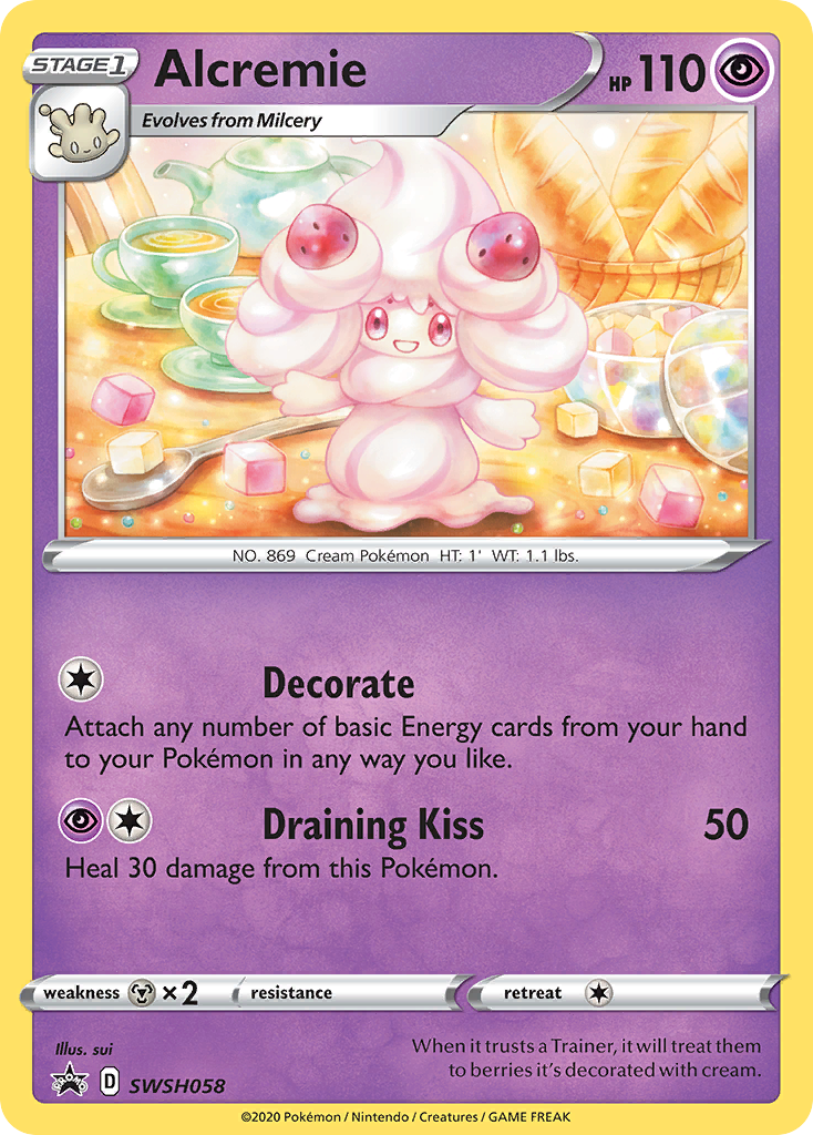 Alcremie (SWSH058) [Sword & Shield: Black Star Promos] | GnG Games