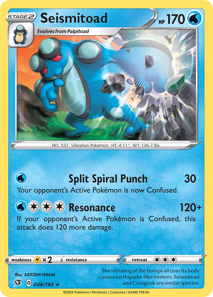 Seismitoad (046/192) [Sword & Shield: Rebel Clash] | GnG Games