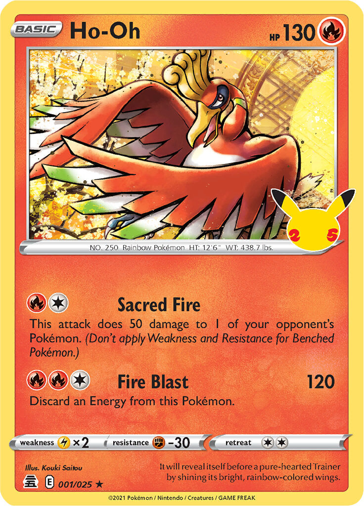 Ho-oh (001/025) [Celebrations: 25th Anniversary] | GnG Games