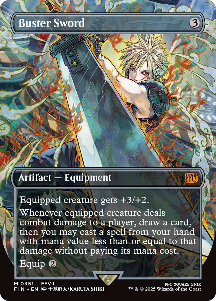 Buster Sword (Borderless) [FINAL FANTASY] | GnG Games