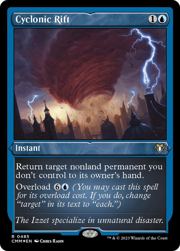 Cyclonic Rift (Foil Etched) [Commander Masters] | GnG Games
