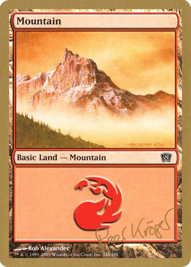 Mountain (pk346) (Peer Kroger) [World Championship Decks 2003] | GnG Games