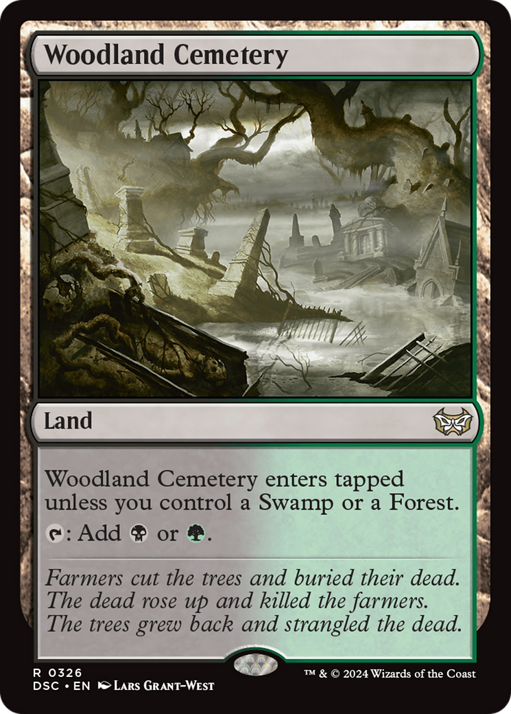 Woodland Cemetery [Duskmourn: House of Horror Commander] | GnG Games