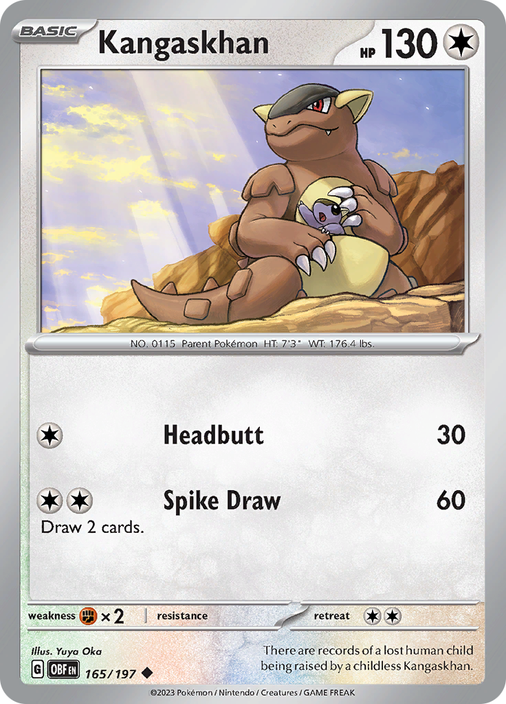 Kangaskhan (165/197) [Scarlet & Violet: Obsidian Flames] | GnG Games