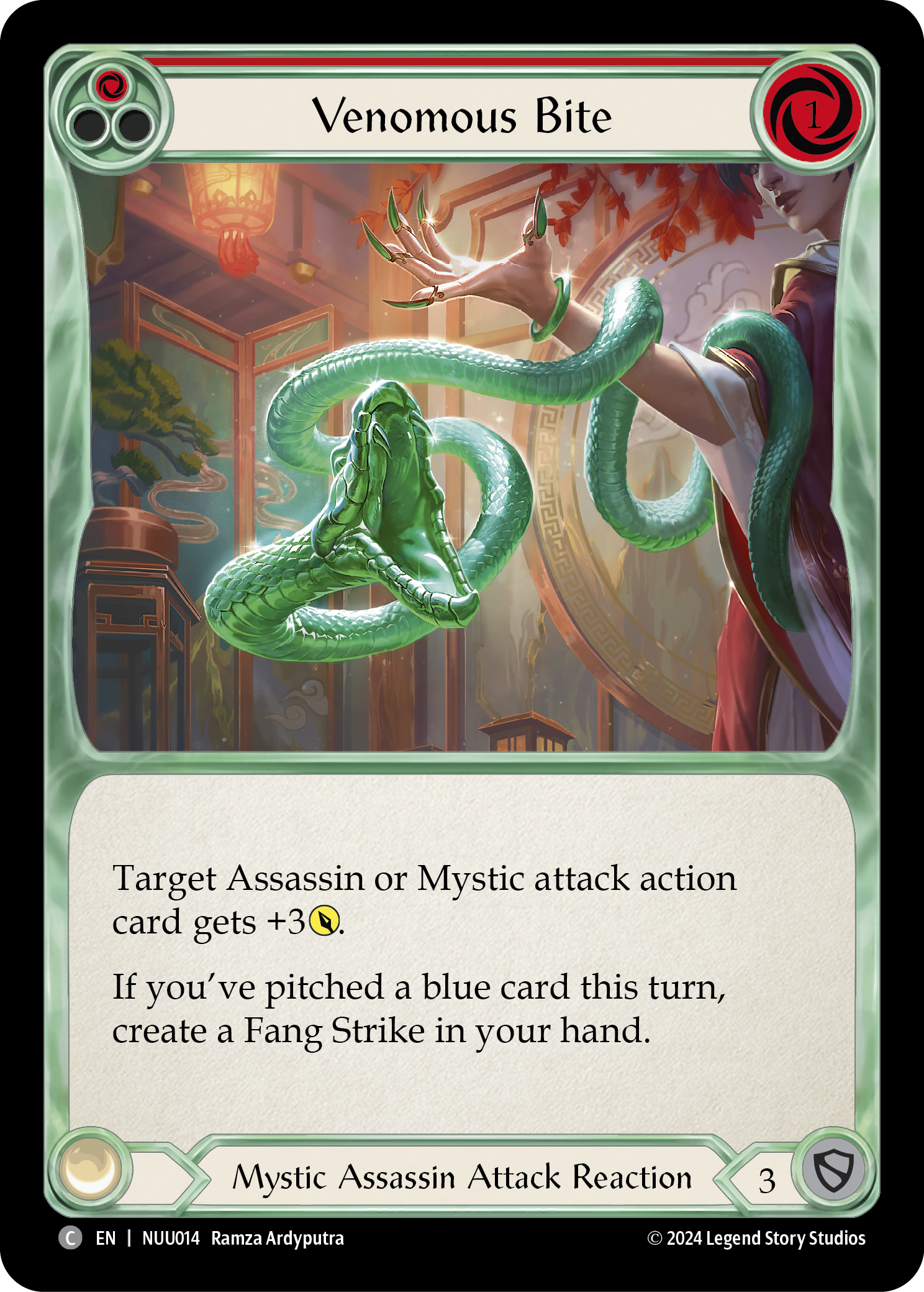 Venomous Bite [NUU014] (Part the Mistveil Nuu Blitz Deck) | GnG Games