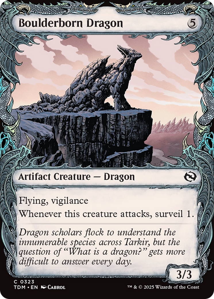 Boulderborn Dragon (Showcase) [Tarkir: Dragonstorm] | GnG Games
