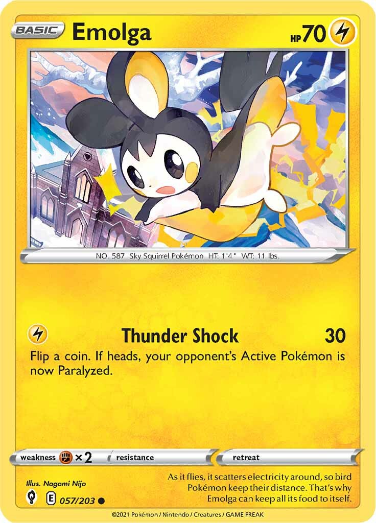 Emolga (057/203) [Sword & Shield: Evolving Skies] | GnG Games