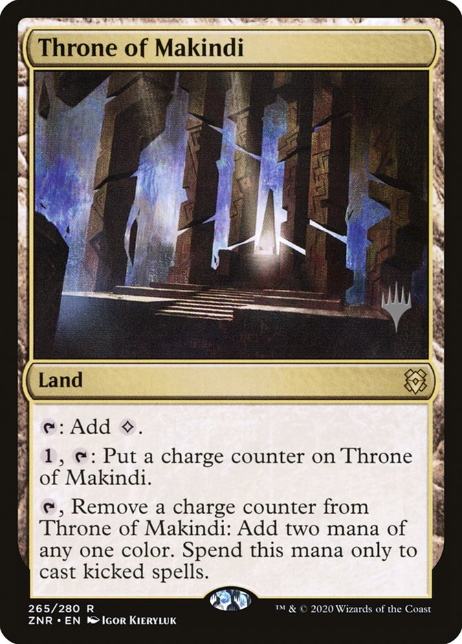 Throne of Makindi (Promo Pack) [Zendikar Rising Promos] | GnG Games