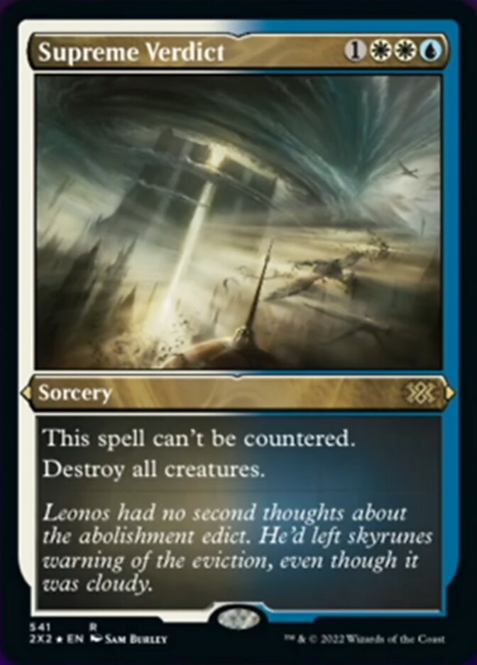 Supreme Verdict (Foil Etched) [Double Masters 2022] | GnG Games