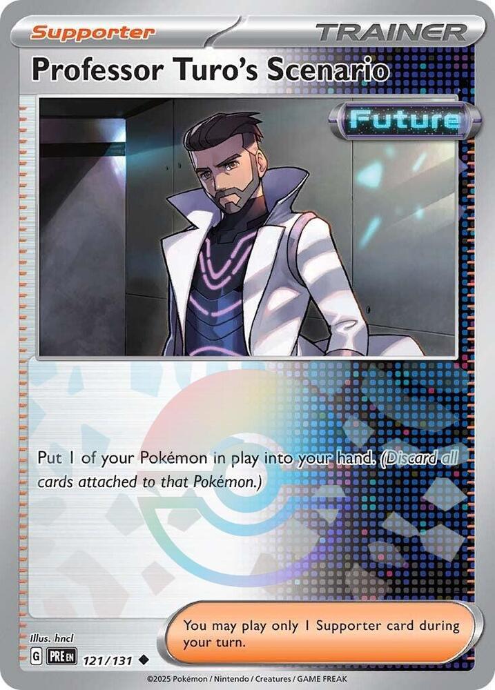 Professor Turo's Scenario (121/131) (Poke Ball Pattern) [Scarlet & Violet: Prismatic Evolutions] | GnG Games