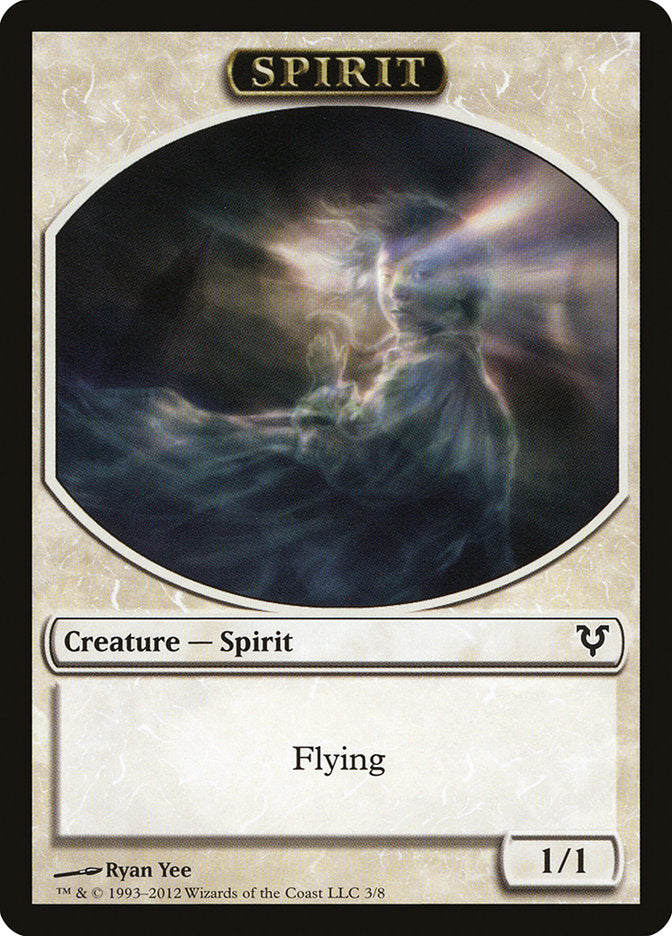 Spirit Token (3/8) [Avacyn Restored Tokens] | GnG Games