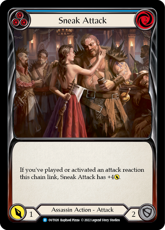 Sneak Attack (Blue) [OUT020] (Outsiders) | GnG Games