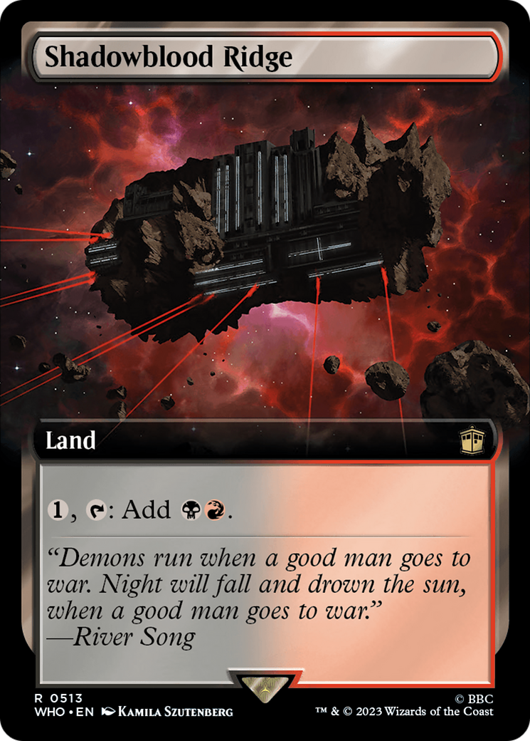 Shadowblood Ridge (Extended Art) [Doctor Who] | GnG Games