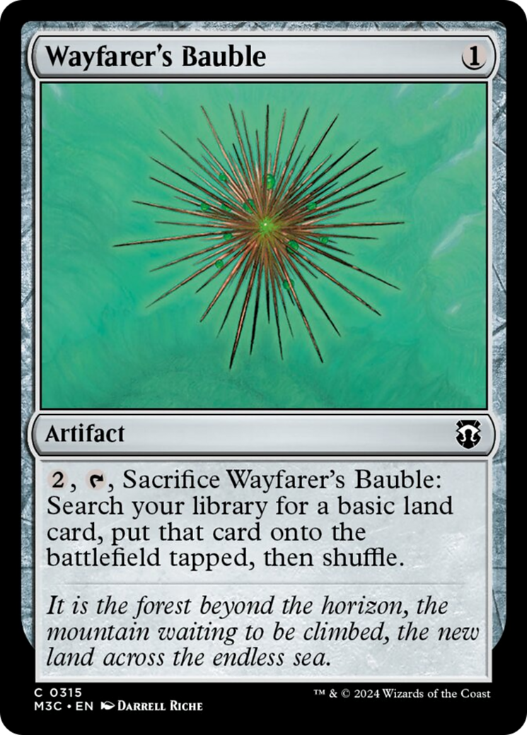 Wayfarer's Bauble (Ripple Foil) [Modern Horizons 3 Commander] | GnG Games