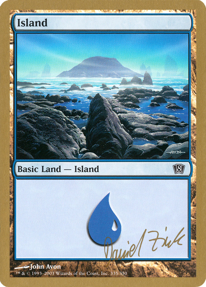 Island (dz335) (Daniel Zink) [World Championship Decks 2003] | GnG Games