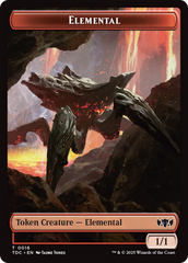 Elemental (0016) // Gold Double-Sided Token [Tarkir: Dragonstorm Commander Tokens] | GnG Games