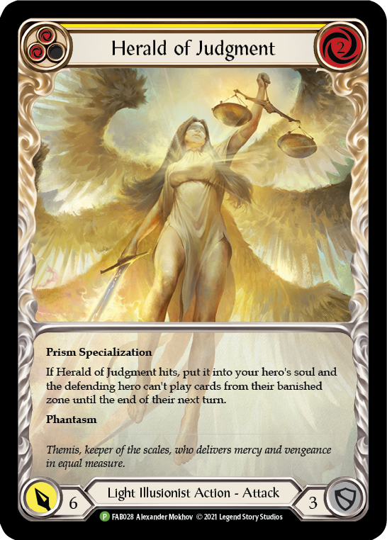 Herald of Judgment [FAB028] (Promo)  Rainbow Foil | GnG Games