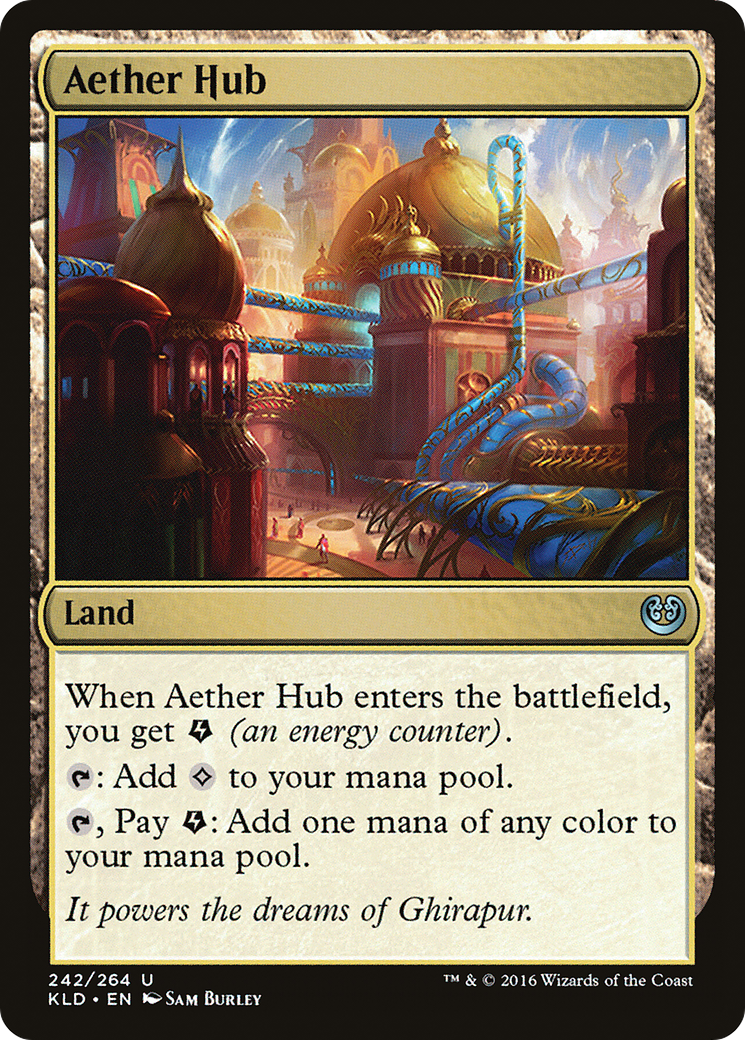 Aether Hub (Ripple Foil) [Modern Horizons 3 Commander] | GnG Games