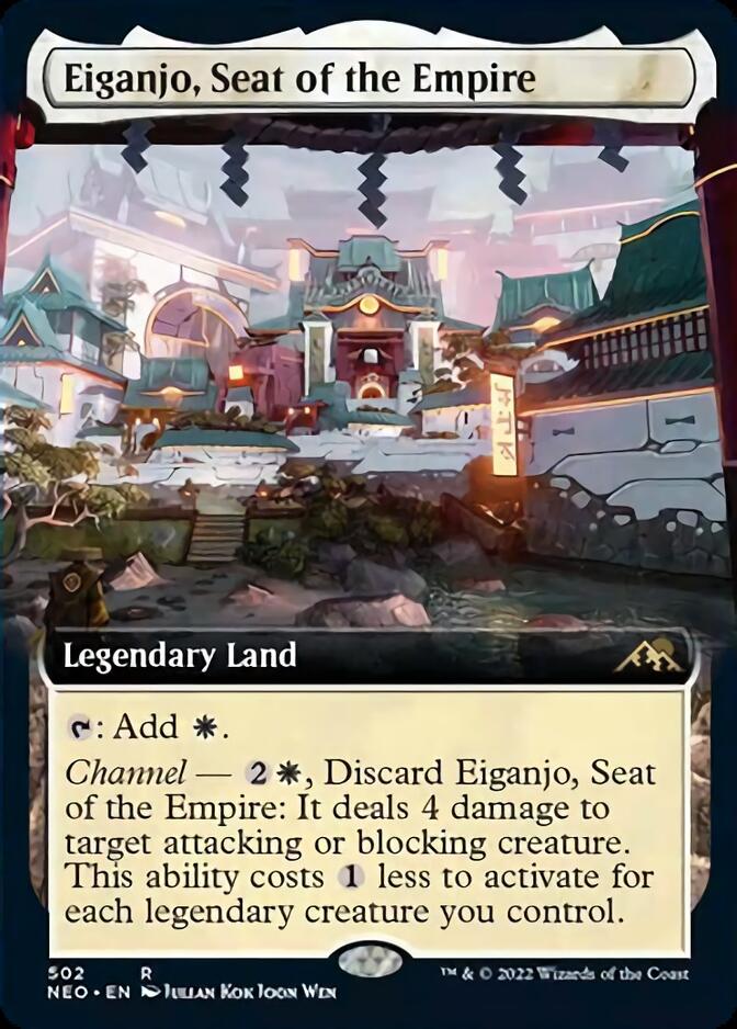 Eiganjo, Seat of the Empire (Extended Art) [Kamigawa: Neon Dynasty] | GnG Games