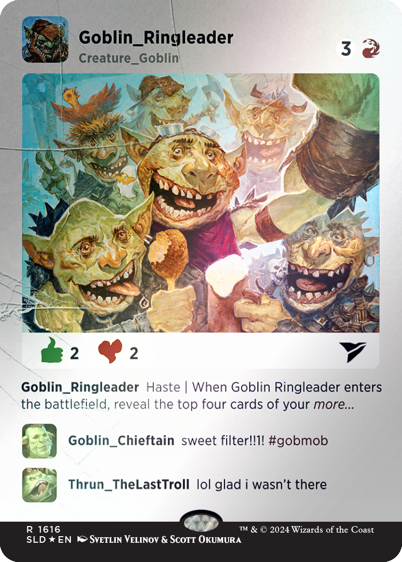 Goblin Ringleader (Rainbow Foil) [Secret Lair Drop Series] | GnG Games