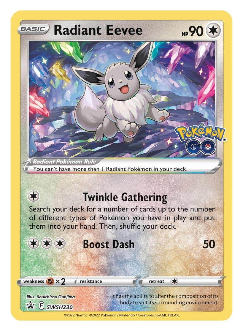 Radiant Eevee (SWSH230) [Sword & Shield: Black Star Promos] | GnG Games