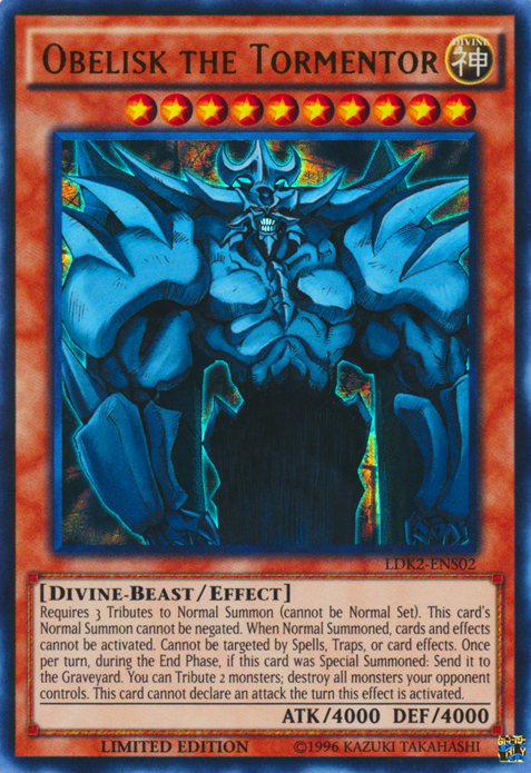 Obelisk the Tormentor [LDK2-ENS02] Ultra Rare | GnG Games