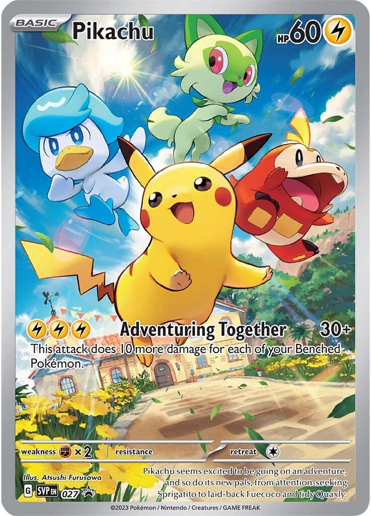 Pikachu (027) [Scarlet & Violet: Black Star Promos] | GnG Games