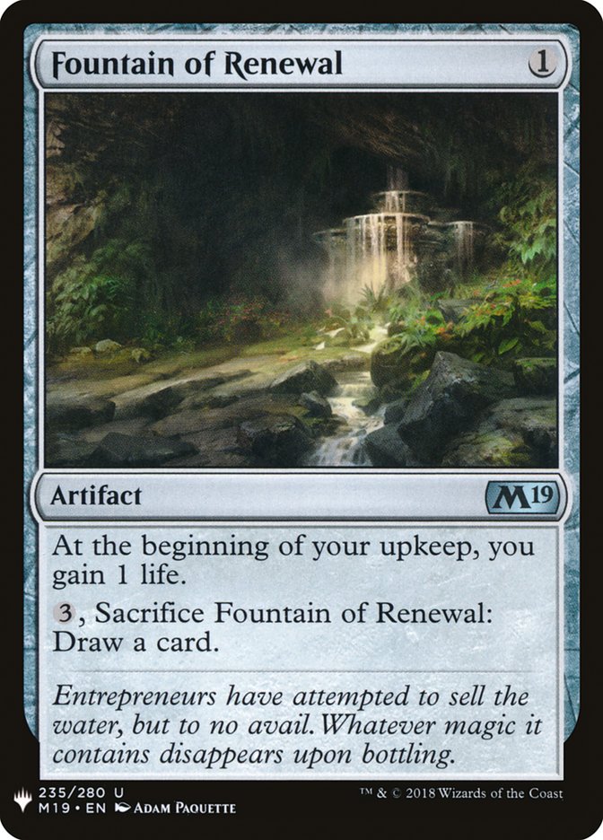 Fountain of Renewal [Mystery Booster] | GnG Games