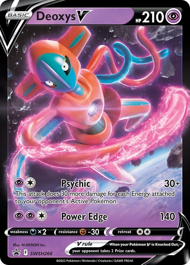 Deoxys V (SWSH266) [Sword & Shield: Black Star Promos] | GnG Games