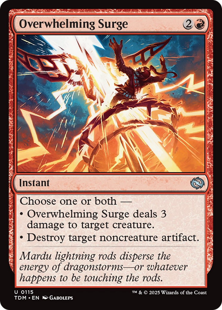 Overwhelming Surge [Tarkir: Dragonstorm] | GnG Games