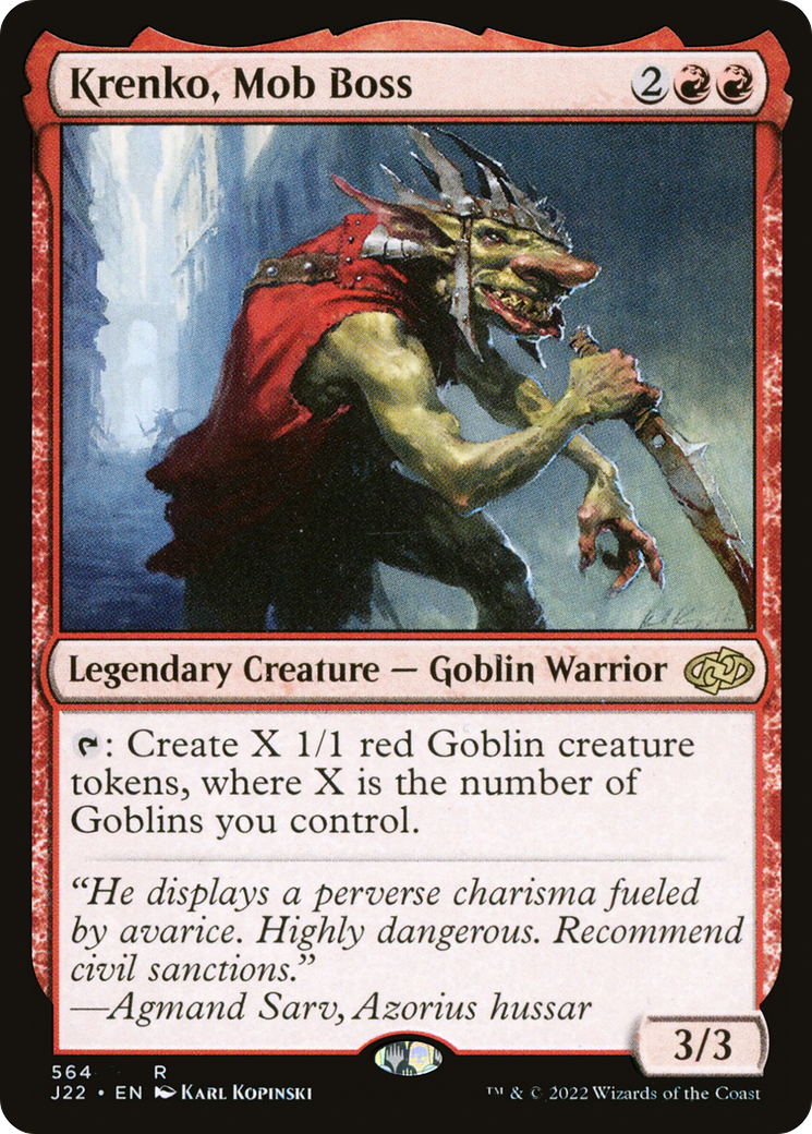 Krenko, Mob Boss [Jumpstart 2022] | GnG Games