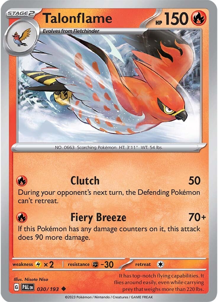 Talonflame (030/193) [Scarlet & Violet: Paldea Evolved] | GnG Games