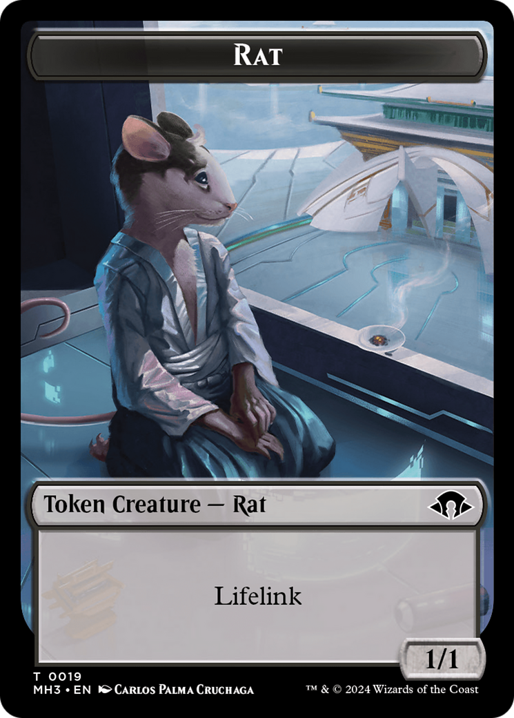 Eldrazi Spawn // Rat Double-Sided Token [Modern Horizons 3 Tokens] | GnG Games