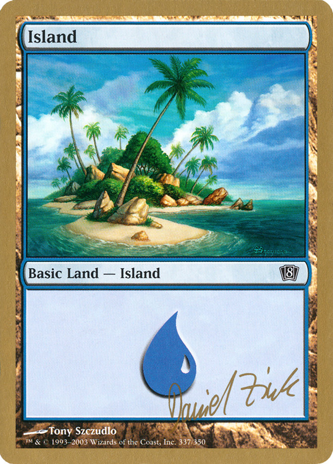 Island (dz337) (Daniel Zink) [World Championship Decks 2003] | GnG Games