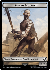 Food (0012) // Zombie Mutant Double-Sided Token [Fallout Tokens] | GnG Games