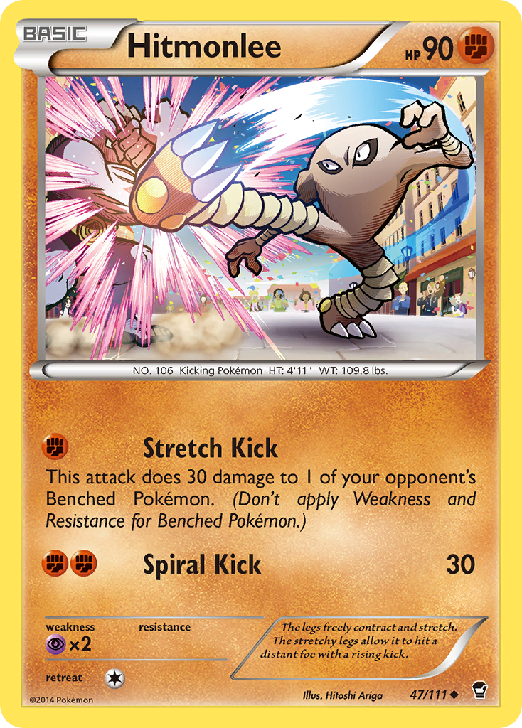 Hitmonlee (47/111) [XY: Furious Fists] | GnG Games